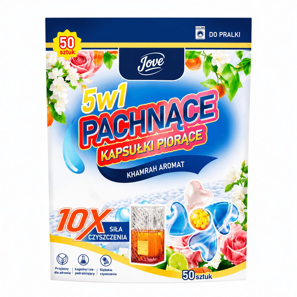 Pachnące kapsułki do prania JOVE - Khamrah Aromat - 50 sztuk